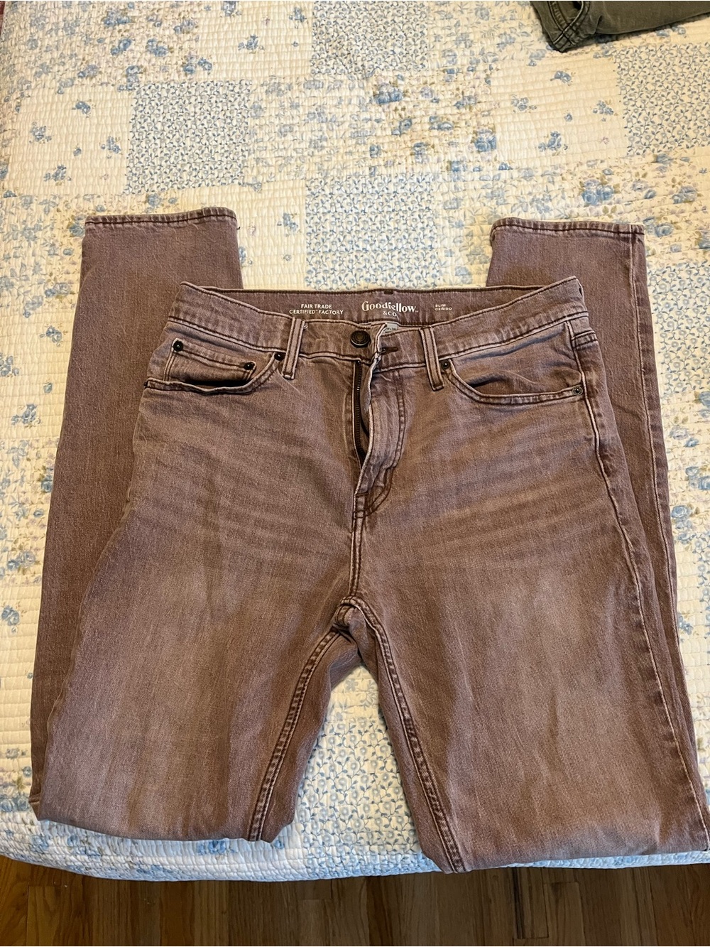Men’s purple Jean pants